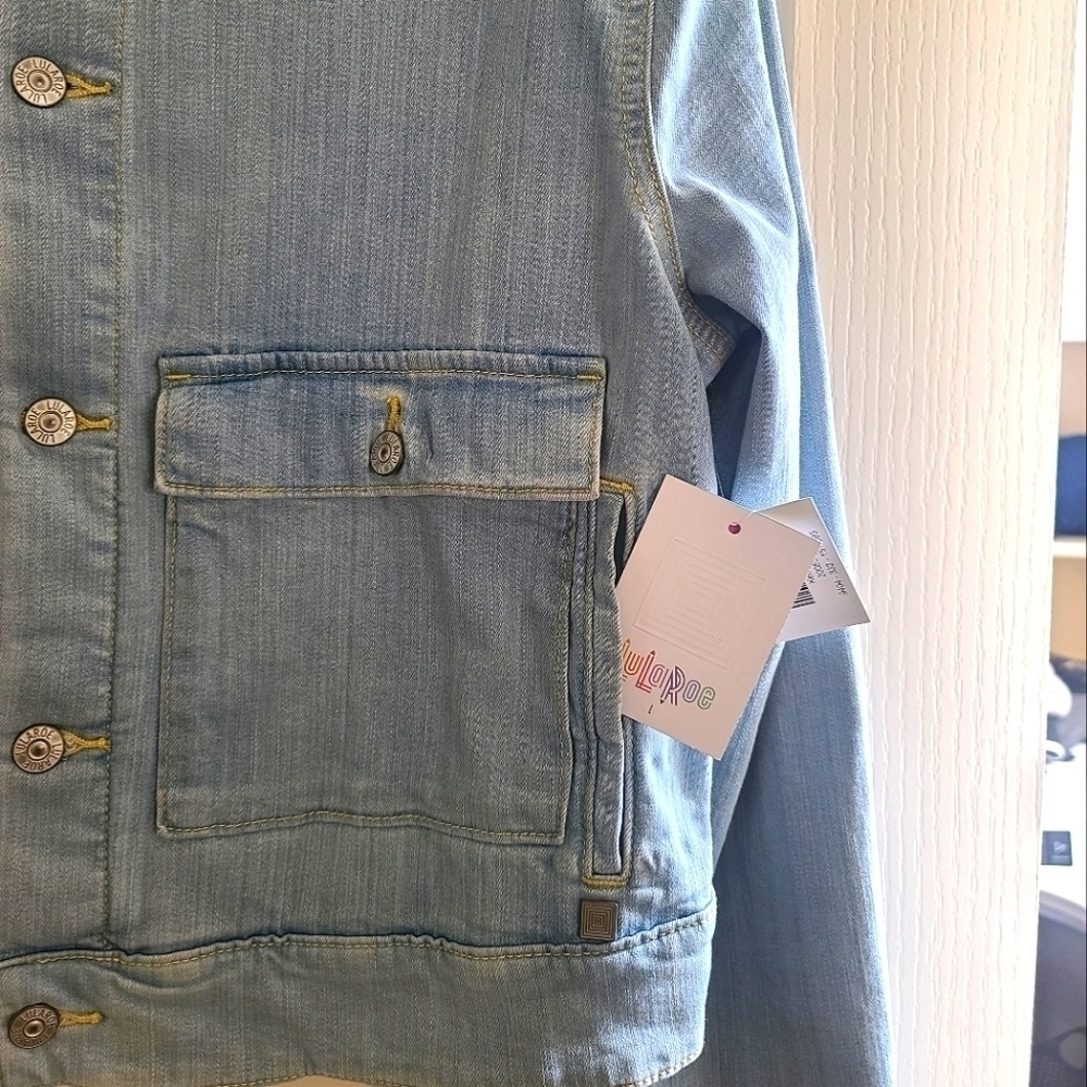 Lularoe Kenny Jean jacket and ribbed pencil dress--NWT! - Picture 10 of 15